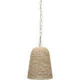 Coastal Style Cream Wood Iron Canal Pendant - LOOMLAN - Jamie Young - Pendants