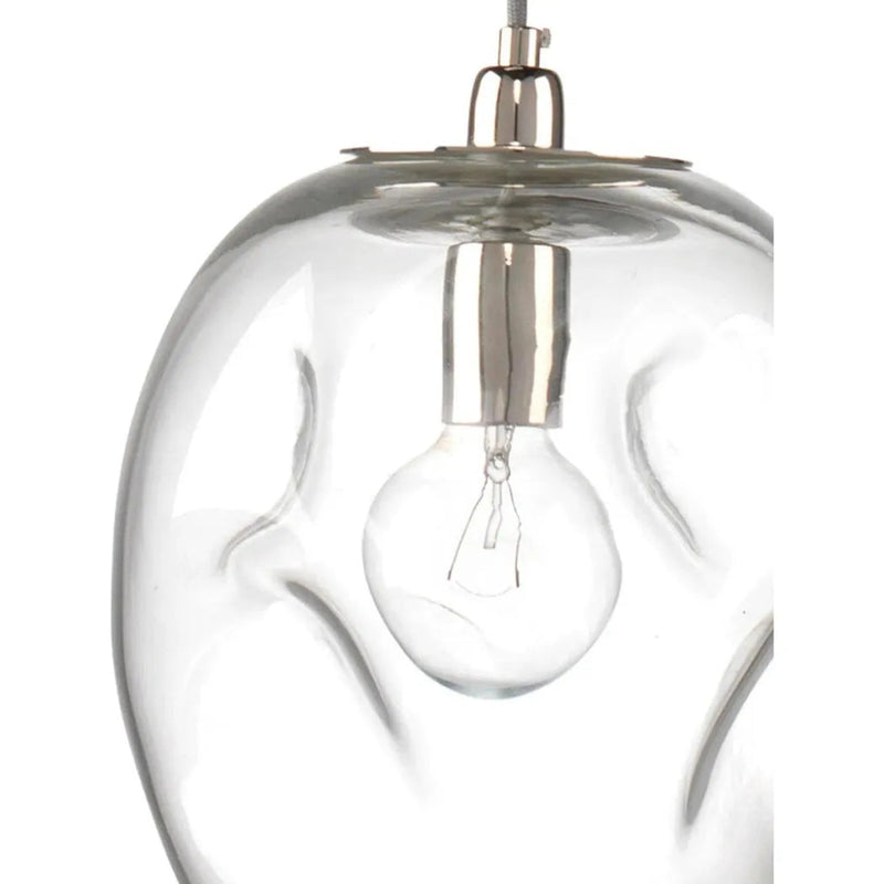 Coastal Style Dimpled Glass Pendant - LOOMLAN - Jamie Young - Pendants