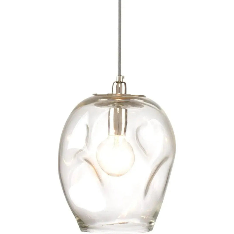 Coastal Style Dimpled Glass Pendant - LOOMLAN - Jamie Young - Pendants