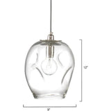 Coastal Style Dimpled Glass Pendant - LOOMLAN - Jamie Young - Pendants