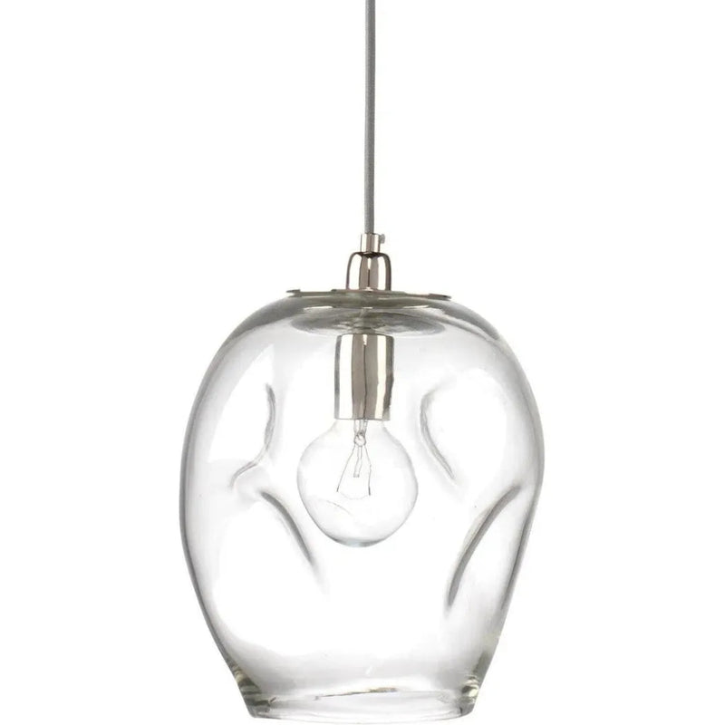 Coastal Style Dimpled Glass Pendant - LOOMLAN - Jamie Young - Pendants