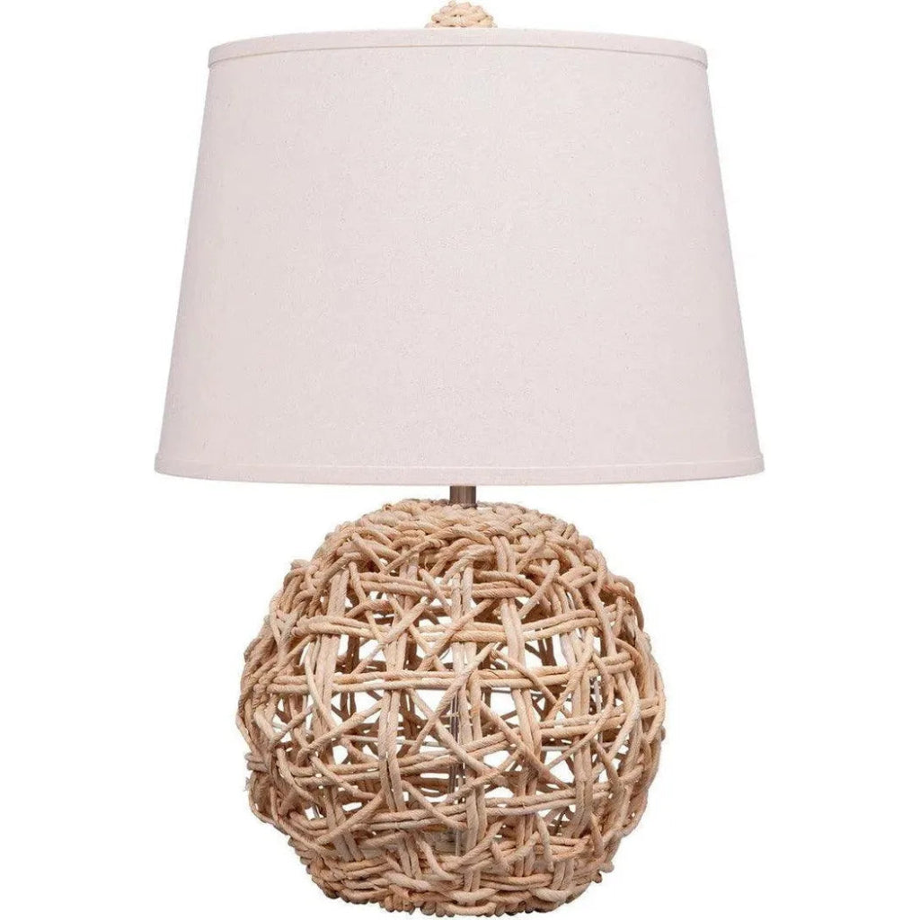 Coastal Style Natural Rope Maui Table Lamp - LOOMLAN - Jamie Young - Table Lamps