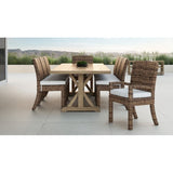 Coastal Teak Durable Outdoor Dining Table - LOOMLAN - Sunset West - Outdoor Dining Tables