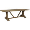 Coastal Teak Durable Outdoor Dining Table - LOOMLAN - Sunset West - Outdoor Dining Tables