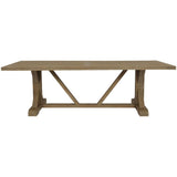 Coastal Teak Durable Outdoor Dining Table - LOOMLAN - Sunset West - Outdoor Dining Tables