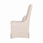 Colette Slipcover Dining Chair 2PC Bisque French Linen - LOOMLAN - Essentials For Living - Dining Chairs