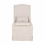 Colette Slipcover Dining Chair 2PC Bisque French Linen - LOOMLAN - Essentials For Living - Dining Chairs