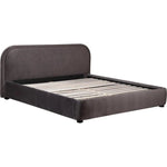 Colin Velvety Black Bed Frame - LOOMLAN - Moe's Home - Beds