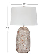 Colter Brown Ceramic Table Lamp - LOOMLAN - Bassett Mirror - Table Lamps