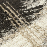 Comm Abstract Gray Kitchen Hallway Runner Rug - LOOMLAN - LOOMLAN - Area Rugs