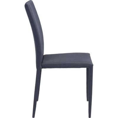 Confidence Dining Chair (Set of 4) Black - LOOMLAN - Zuo Modern - Dining Chairs