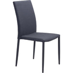 Confidence Dining Chair (Set of 4) Black - LOOMLAN - Zuo Modern - Dining Chairs