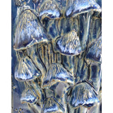 Conical Mushrooms Medium Dark Blue Vase - LOOMLAN - Currey & Co - Vases & Jars