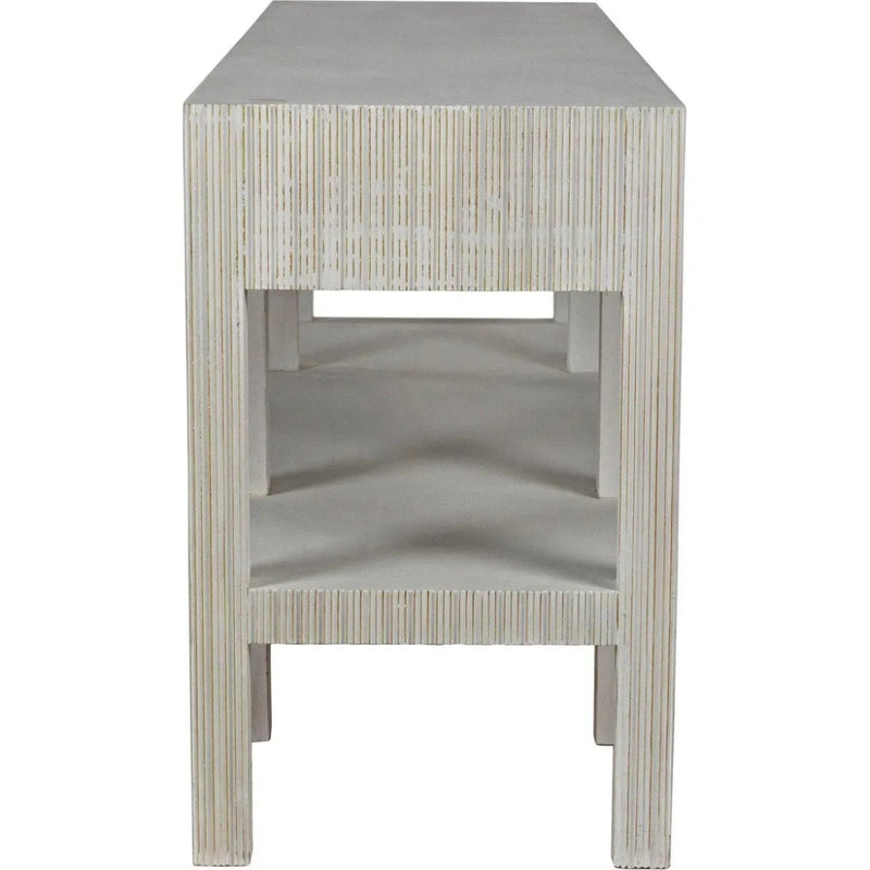 Conrad Console, White Wash - LOOMLAN - Noir - Console Tables