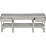 Conrad Console, White Wash - LOOMLAN - Noir - Console Tables