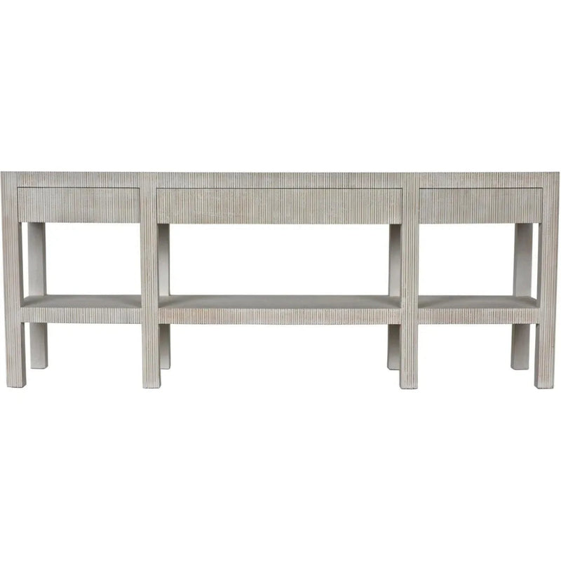 Conrad Console, White Wash - LOOMLAN - Noir - Console Tables
