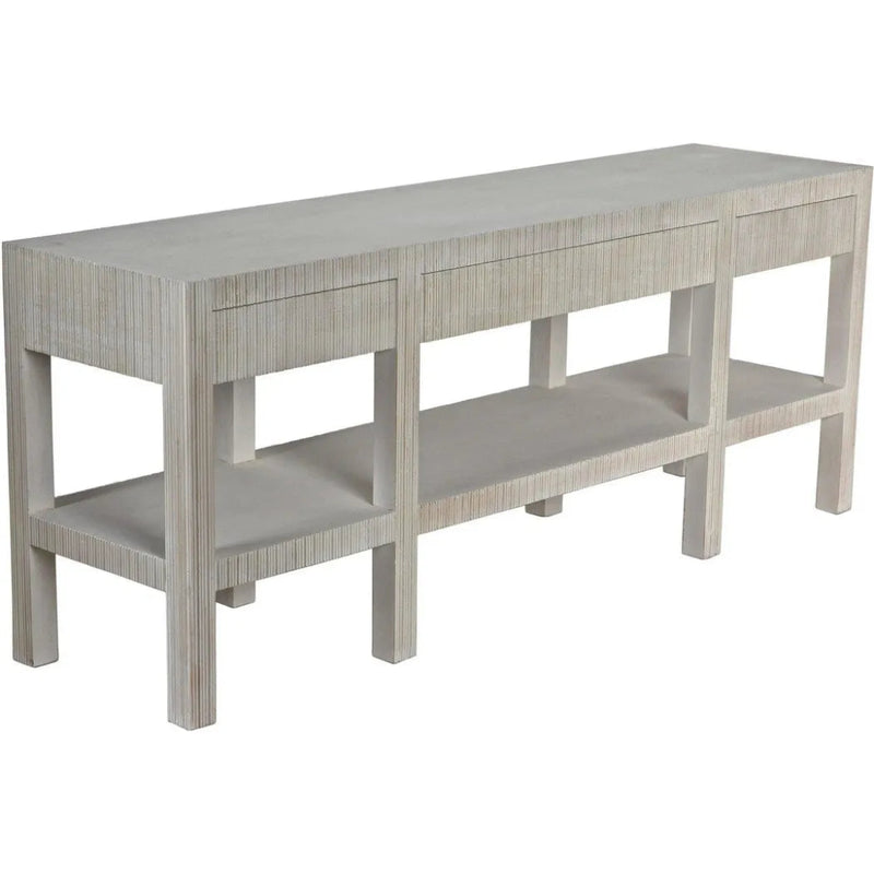 Conrad Console, White Wash - LOOMLAN - Noir - Console Tables