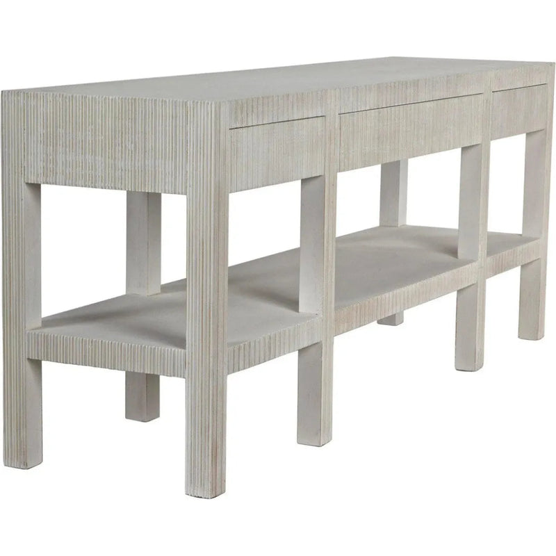 Conrad Console, White Wash - LOOMLAN - Noir - Console Tables