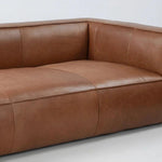 Contemporary Leather Club Sofa - LOOMLAN - Uptown Sebastian - Sofas & Loveseats