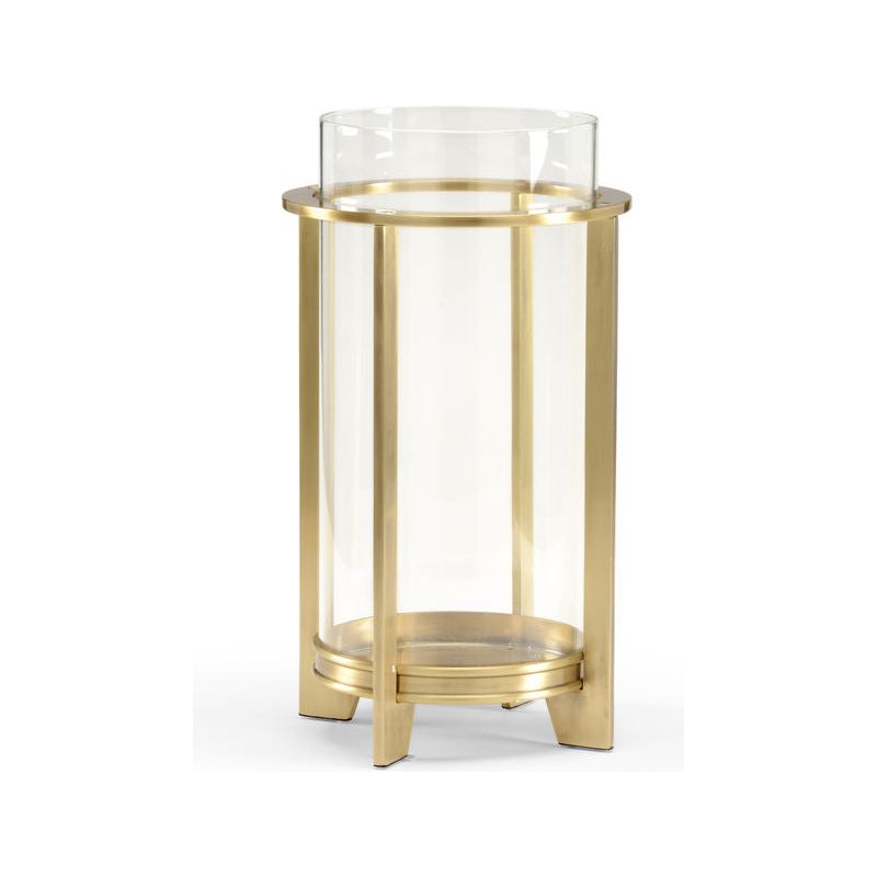 Cook Gold Brass With Crystal Shade Candleholder - LOOMLAN - Chelsea House - Candle Holders