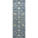 Copa Blue Round Area Rugs For Dining Room - LOOMLAN - LOOMLAN - Area Rugs