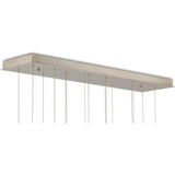 Copper Rame Rectangular 15 - Light Multi - Drop Pendant - LOOMLAN - Currey & Co - Pendants
