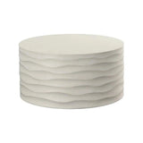 Corey Concrete Outdoor Round Coffee Table - LOOMLAN - SUNPAN - Outdoor Coffee Tables