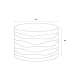 Corey Concrete Outdoor Round Coffee Table - LOOMLAN - SUNPAN - Outdoor Coffee Tables