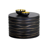 Corey Concrete Outdoor Round Coffee Table - LOOMLAN - SUNPAN - Outdoor Coffee Tables