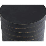 Corey Concrete Outdoor Round End Table - LOOMLAN - SUNPAN - Outdoor Side Tables