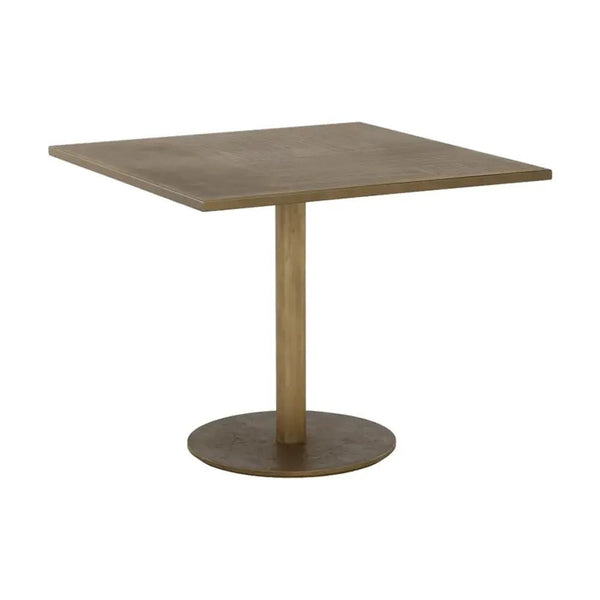 Corina Durable Iron Square Bistro Table - LOOMLAN - SUNPAN - Dining Tables