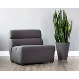 Cornell Fabric Modular Armless Chair - LOOMLAN - SUNPAN - Modular Sofas