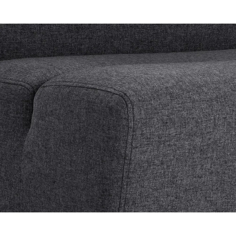 Cornell Fabric Modular Armless Chair - LOOMLAN - SUNPAN - Modular Sofas