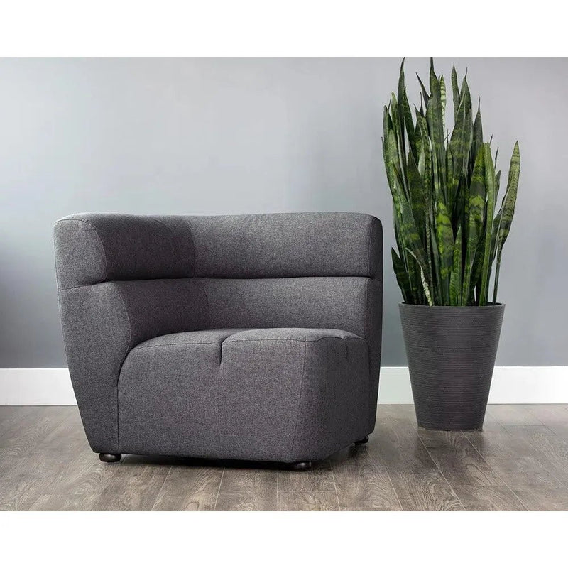 Cornell Fabric Modular Corner Chair - LOOMLAN - SUNPAN - Modular Sofas