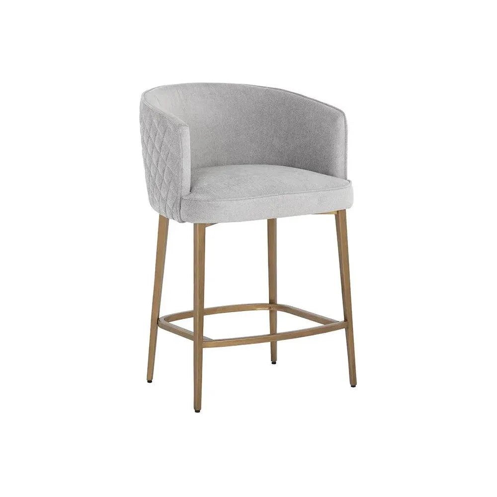 Cornella Fabric Counter Stool - LOOMLAN - SUNPAN - Counter Stools