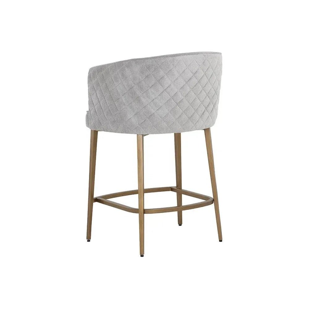 Cornella Fabric Counter Stool - LOOMLAN - SUNPAN - Counter Stools