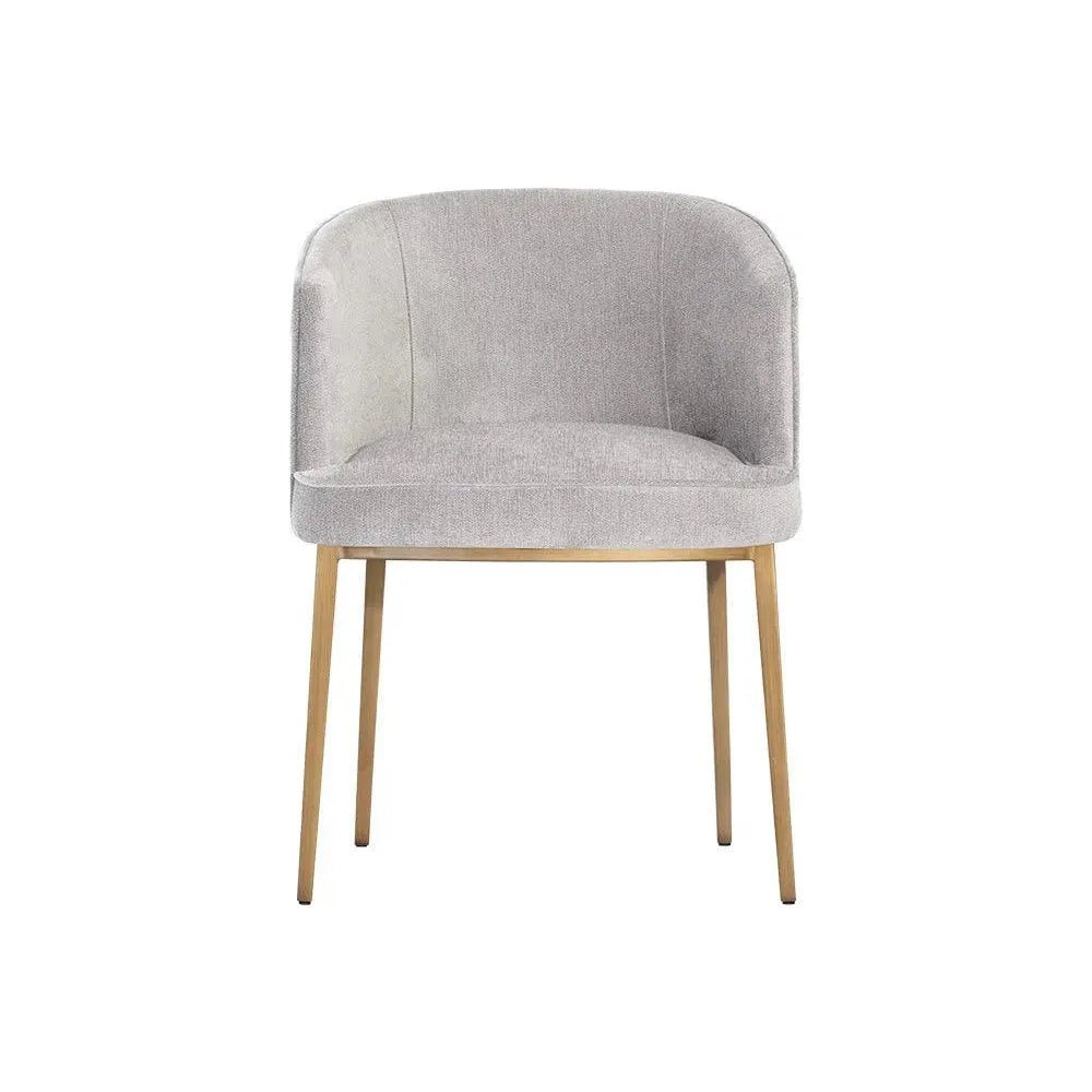 Cornella Fabric Dining Armchair - LOOMLAN - SUNPAN - Dining Chairs