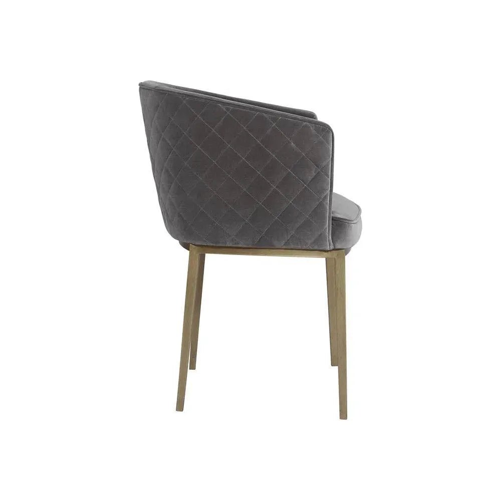 Cornella Fabric Dining Armchair - LOOMLAN - SUNPAN - Dining Chairs