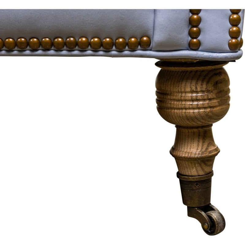 Corrine Leather Tufted Elegance Loveseat - LOOMLAN - Olivia + Quinn - Sofas & Loveseats