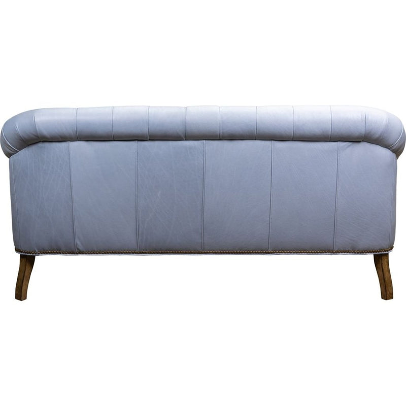 Corrine Leather Tufted Elegance Loveseat - LOOMLAN - Olivia + Quinn - Sofas & Loveseats