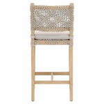 Costa Counter Stool Taupe Rope & Wood - LOOMLAN - Essentials For Living - Counter Stools