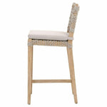 Costa Counter Stool Taupe Rope & Wood - LOOMLAN - Essentials For Living - Counter Stools