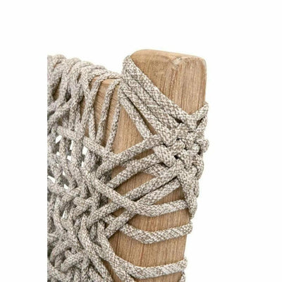 Costa Counter Stool Taupe Rope & Wood - LOOMLAN - Essentials For Living - Counter Stools