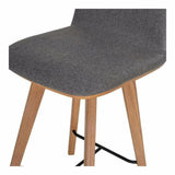 Counter Stool Grey Scandinavian - LOOMLAN - Moe's Home - Counter Stools
