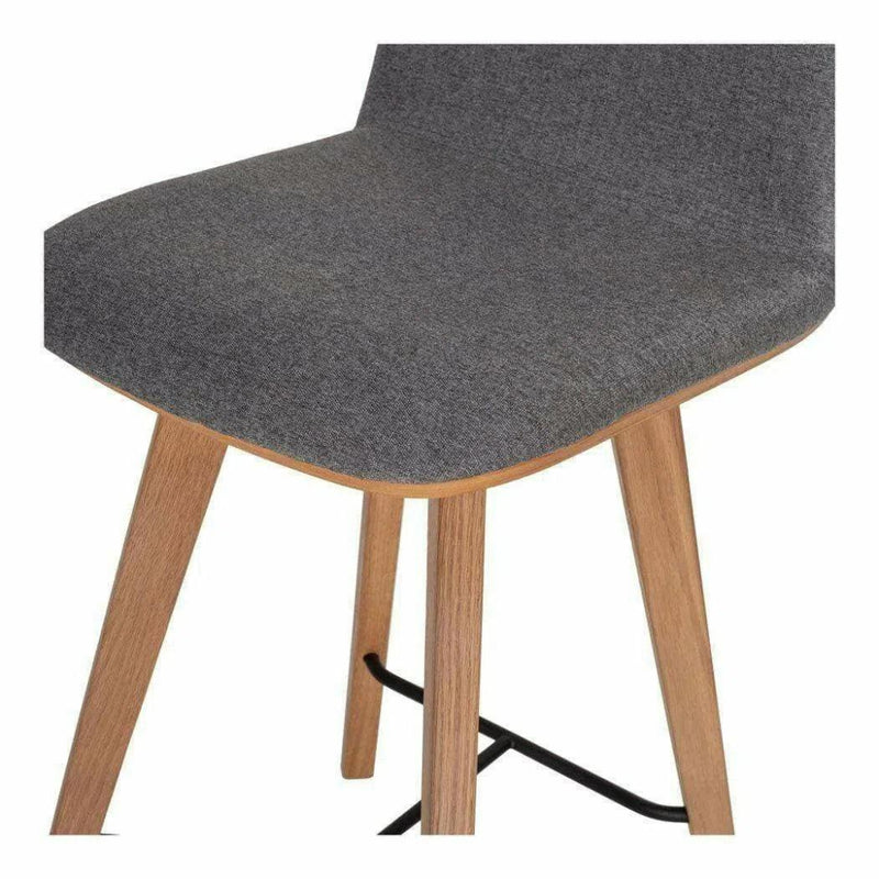 Counter Stool Grey Scandinavian - LOOMLAN - Moe's Home - Counter Stools