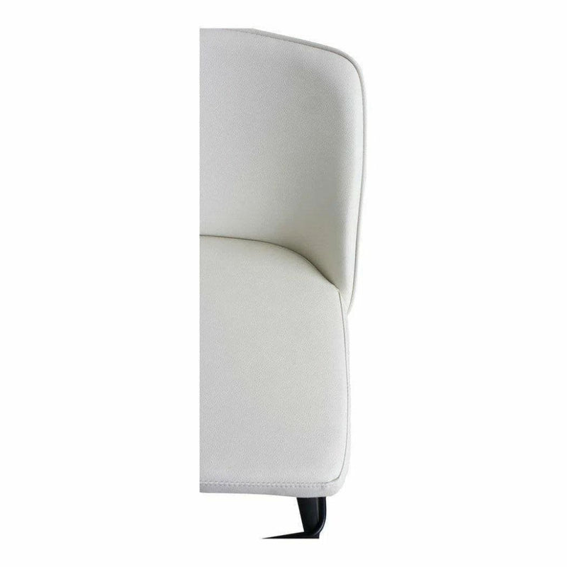 Counter Stool Ivory White Contemporary - LOOMLAN - Moe's Home - Counter Stools