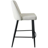 Counter Stool Ivory White Contemporary - LOOMLAN - Moe's Home - Counter Stools