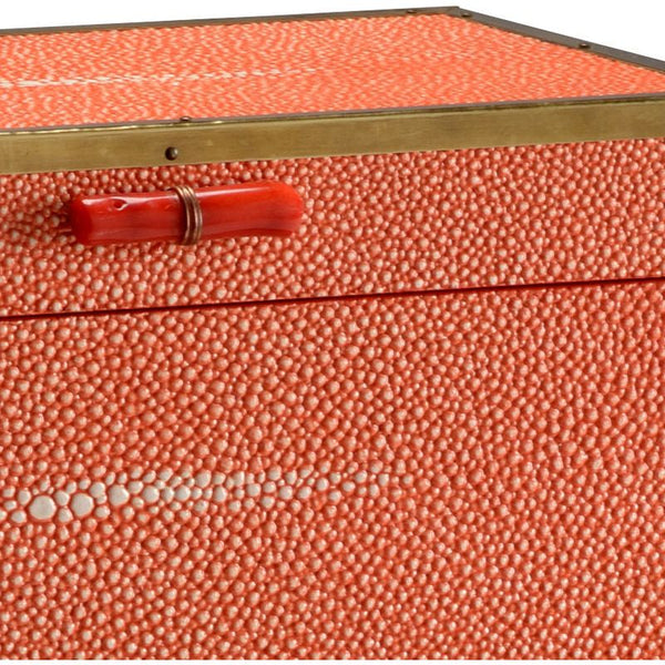 Cousteau Faux Shagreen Wrapped Nesting Box (Set of 3) - LOOMLAN - Wildwood - Boxes & Bowls
