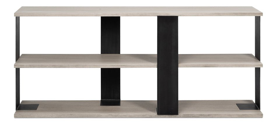 Covet Wooden Rectangular Console Table - LOOMLAN - Sarreid - Console Tables