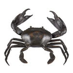 Crab Bronze Dark Brown Polished Sculpture - LOOMLAN - Currey & Co - Statues & Sculptures